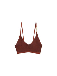 Bandeau Pralu en maille - Brown