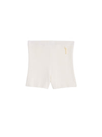 Short Pralu cycliste à bijou logo - White