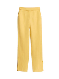 Pantalon Tibau en lin - Yellow