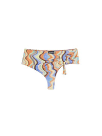 PRINT MULTICOLORS WAVES LE BAS DE MAILLOT AOURO
