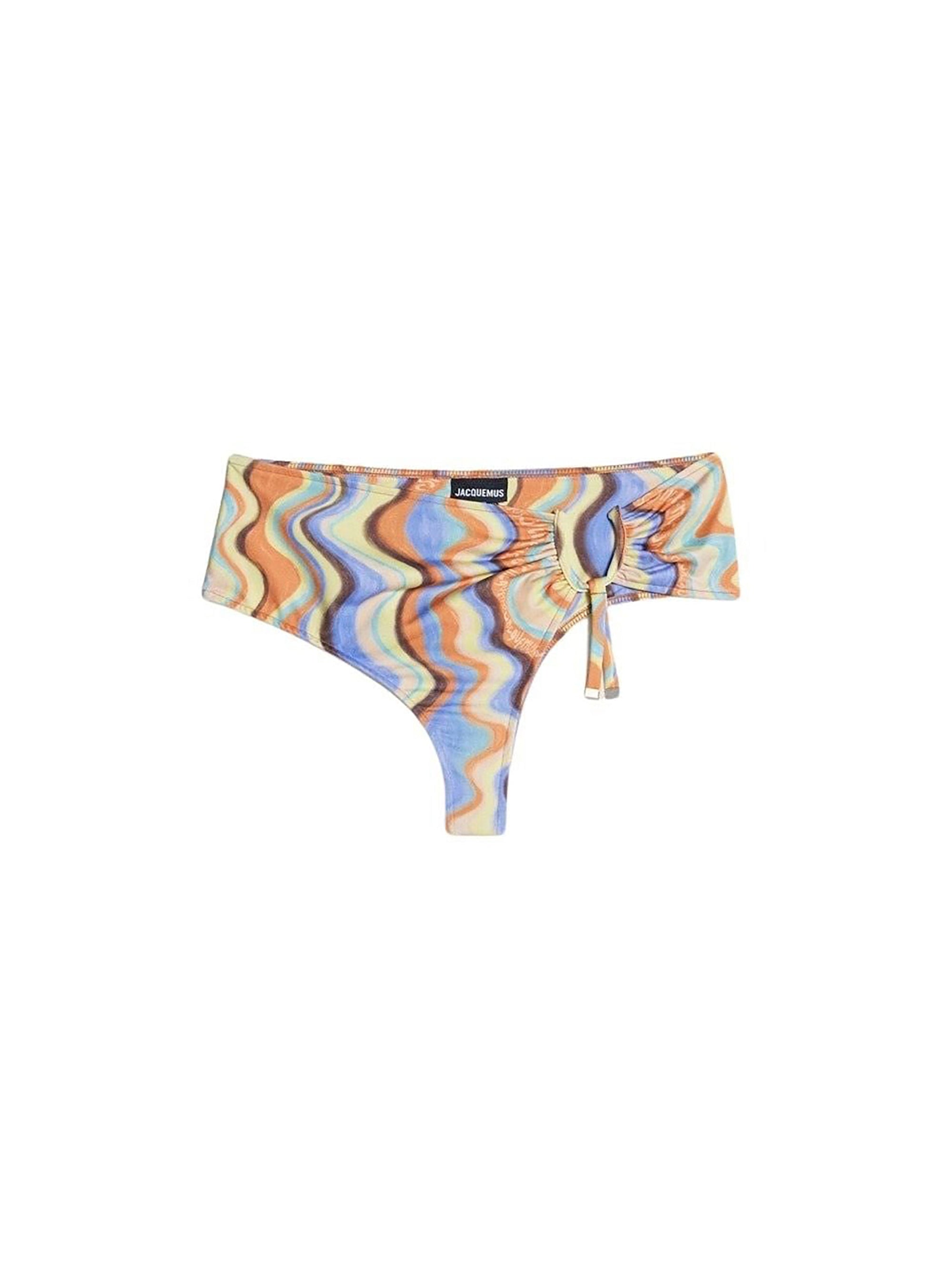 PRINT MULTICOLORS WAVES LE BAS DE MAILLOT AOURO