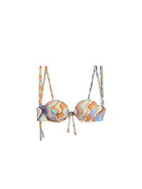 PRINT MULTICOLORS WAVES LE HAUT DE MAILLOT AOURO