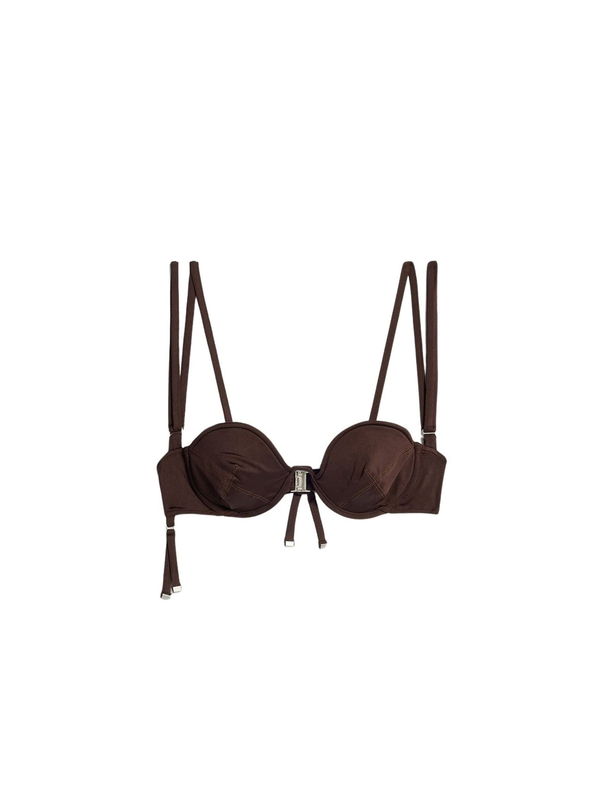 DARK BROWN LE HAUT DE MAILLOT AOURO