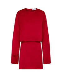 Mini robe en double satin - Red