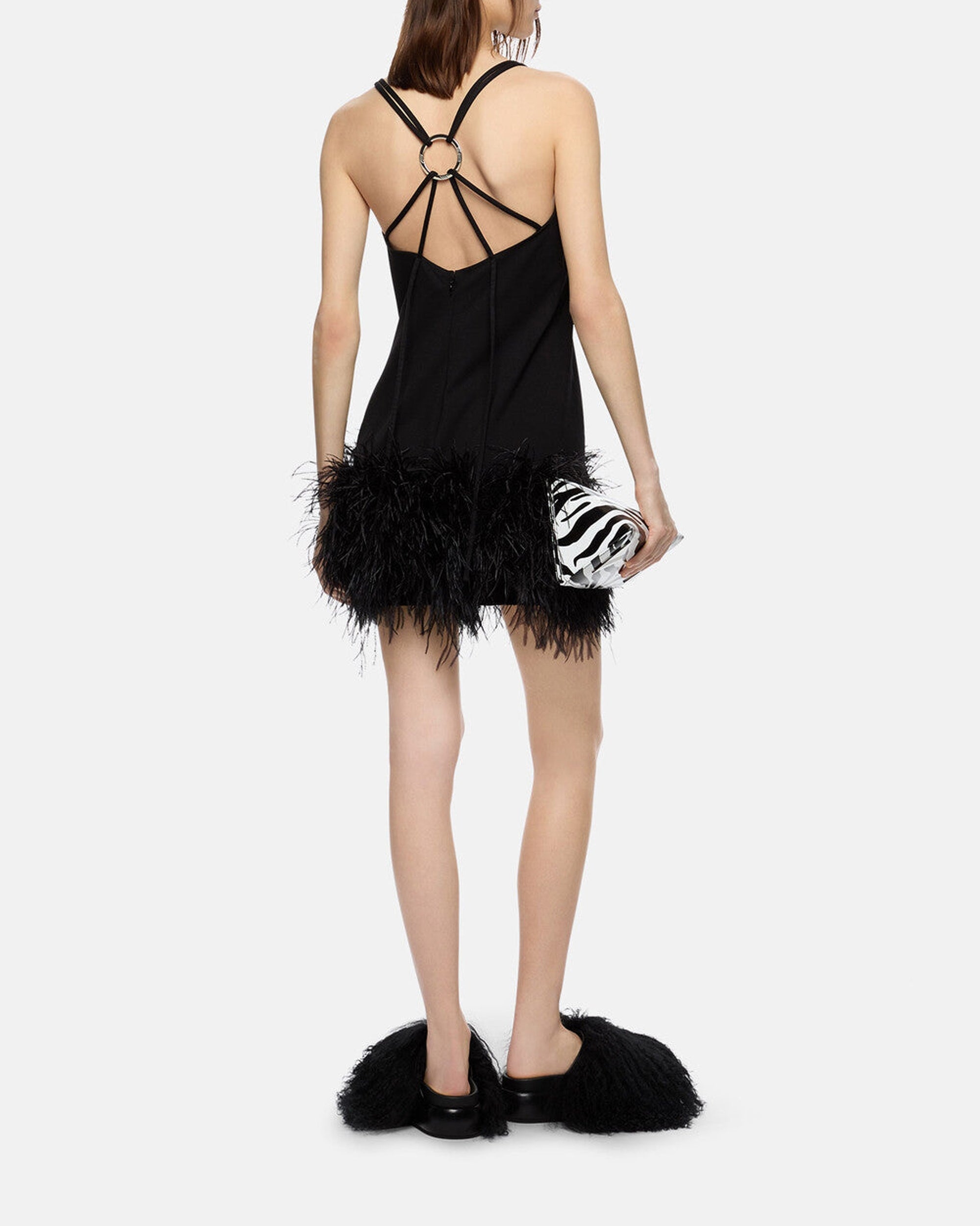 Mini robe Fujiko en jersey - Black