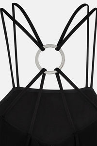 Mini robe Fujiko en jersey - Black