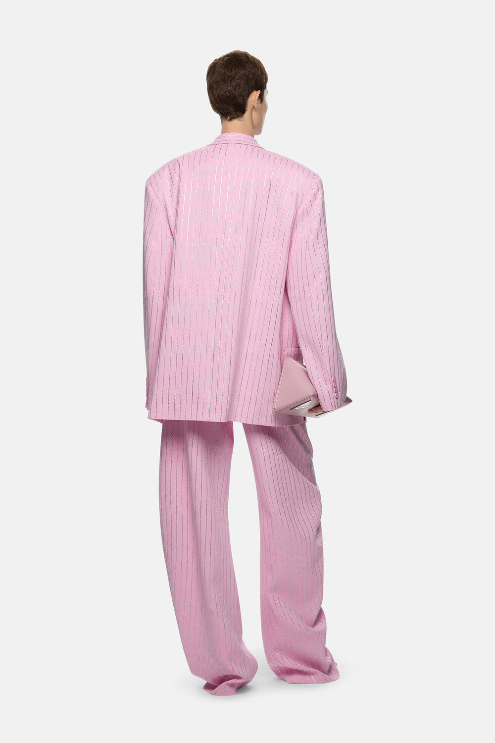 Pantalon long Gary taille haute - Sugar Pink