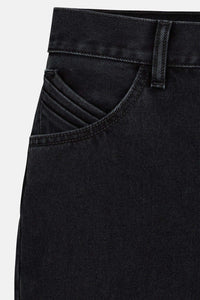 Pantalon long Essie en denim - Black
