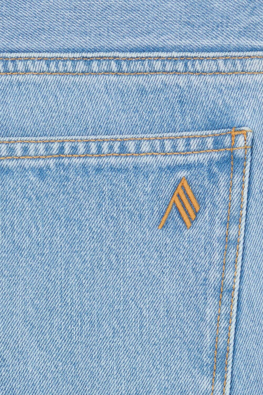 Pantalon long Girlfriend en denim - Light Blue Denim