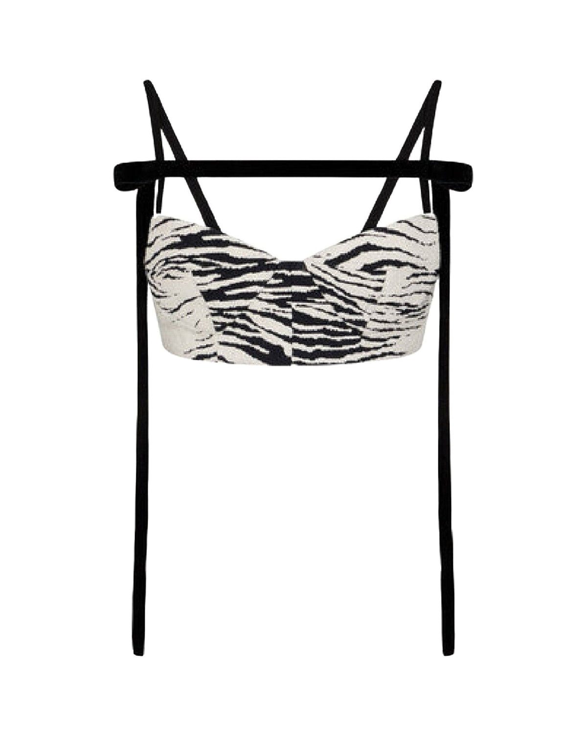 Top court Beath en jacquard - White & Black