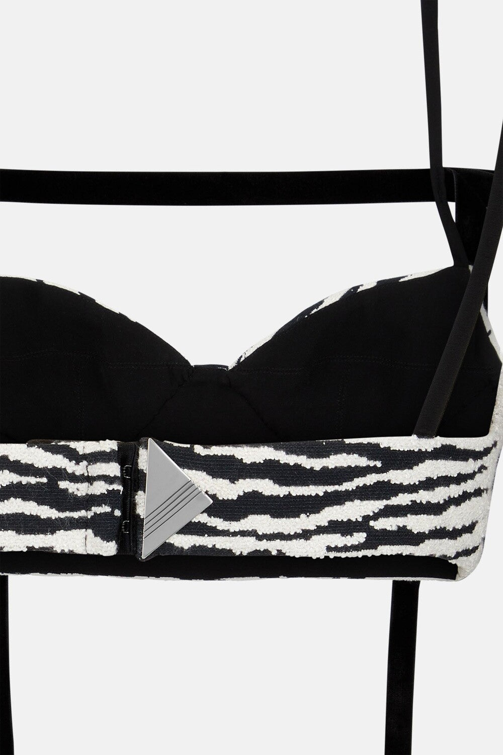 Top court Beath en jacquard - White & Black
