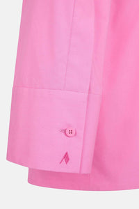 Mini robe Margot en toile  - Neon Pink