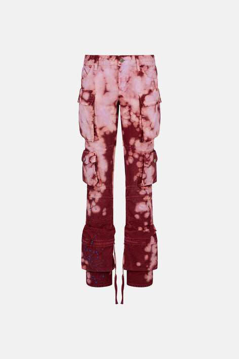 Essie long pants - Pink/bordeaux