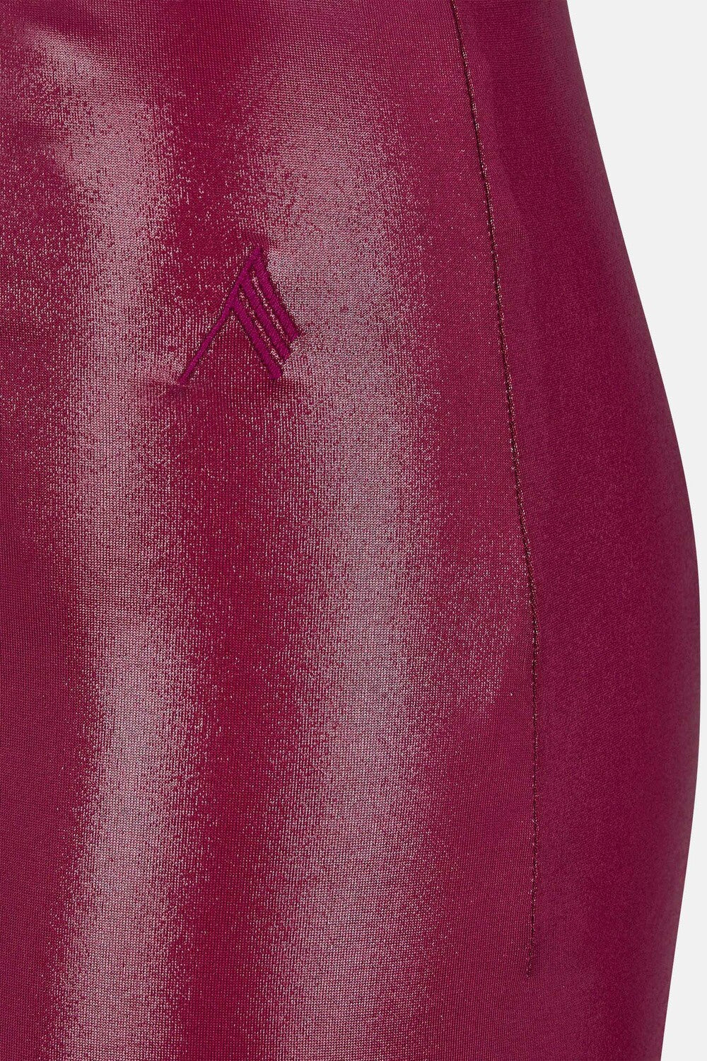 Leggings Ruby en jersey brillant - Wine Red