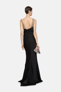Melva long dress - Black