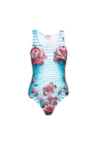 Body imprimé à rayures - Blue & Red & White