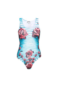 Body imprimé à rayures - Blue & Red & White