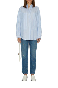 Chemise Angele Dylan en lin mélangé - Ciel