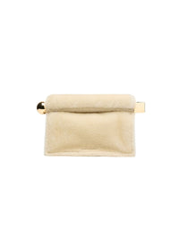 Pochette en cuir - Off White
