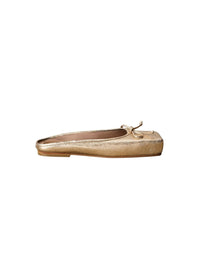 Mules Ballet en cuir - Gold