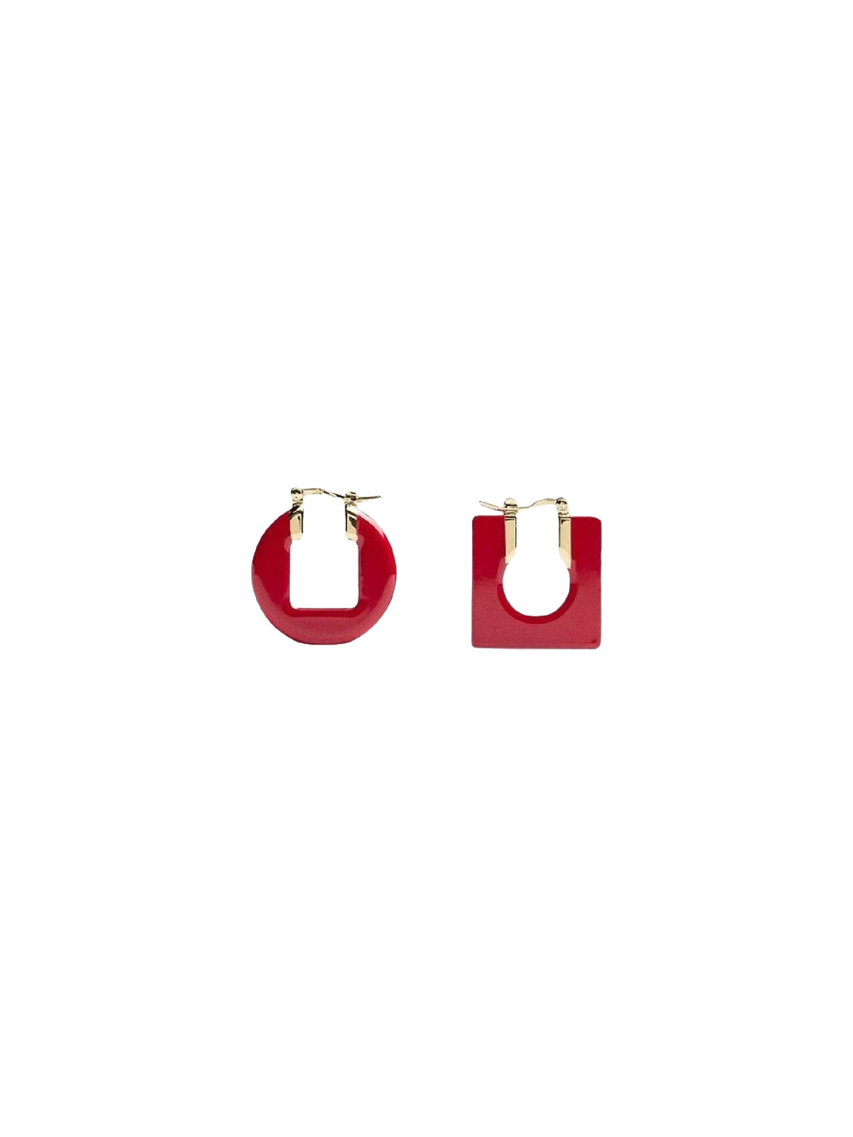 70€ / 13 sold //27 QTY / ST48%   Boucles d'oreilles en laiton - Red