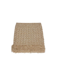 LIGHT GOLD LA JUPE TORSADES