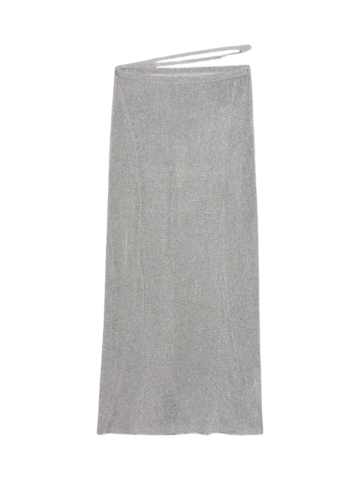 75€ / 4 sold //20 QTY / ST20%   Jupe Brilho en maille - Silver