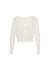 Cardigan Jacquemus en laine - Off-White