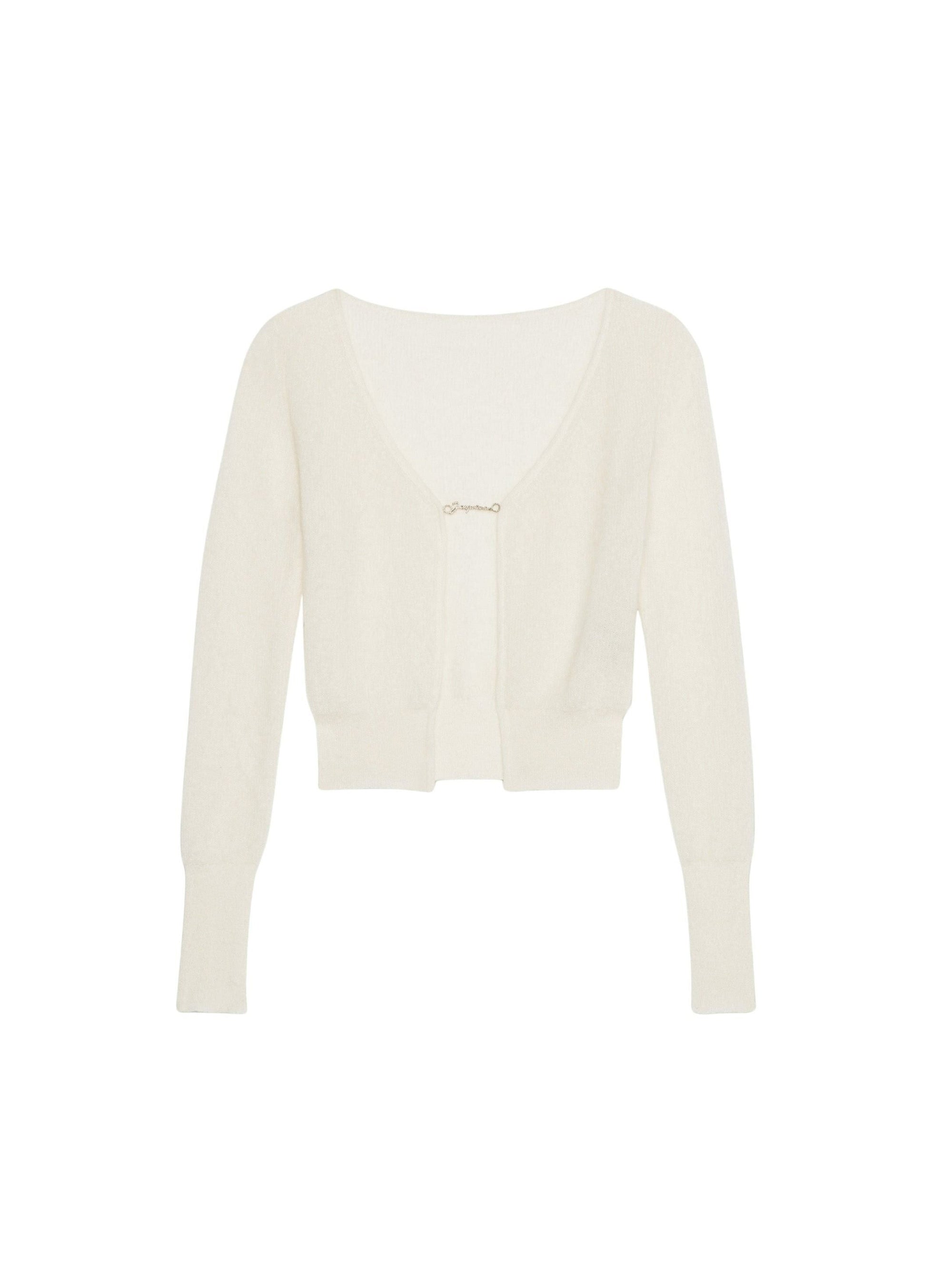Cardigan Jacquemus en laine - Off-White