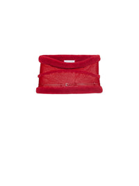 Jupe Pilou en cuir - Dark Red