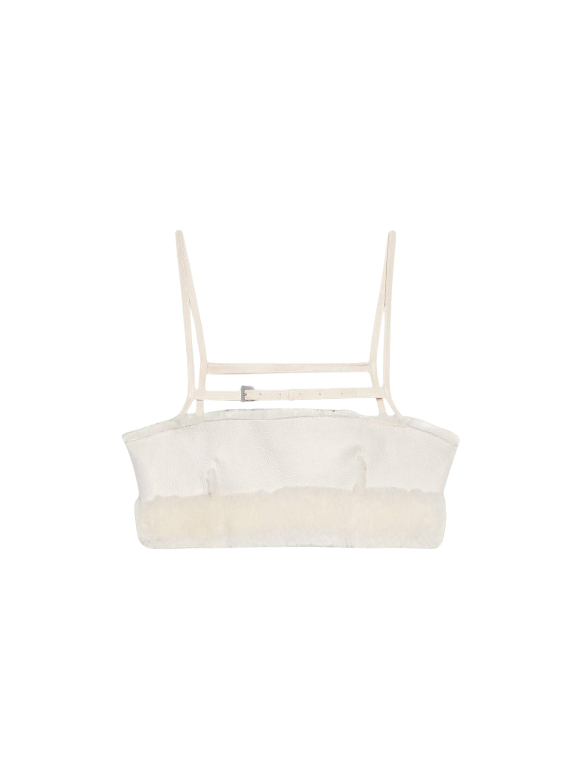 290€ / 0 sold //10 QTY / ST0%   Brassière Pilou en cuir - Off White