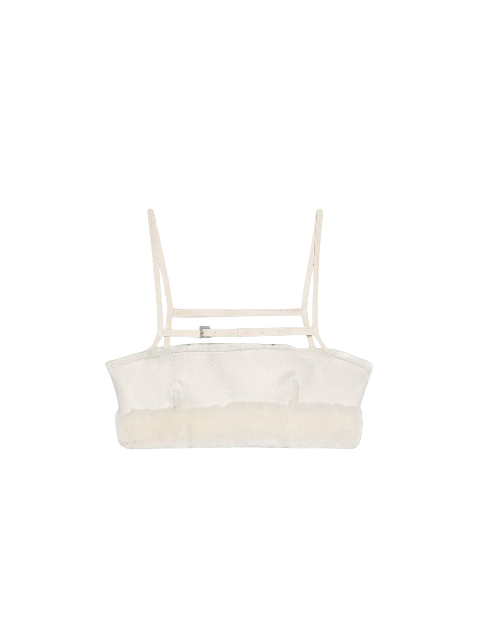 Bandeau Pilou en cuir - Off White