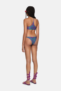 Bikini - Teal/bouganville