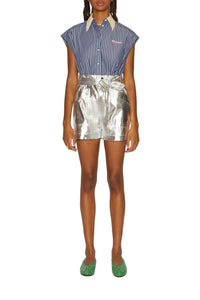 Short Sadie Silver - Argent