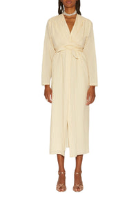 Robe longue Alix Lido - Miel