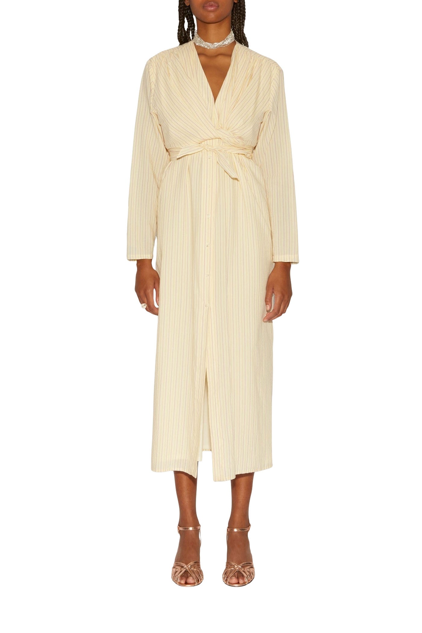 Robe longue Alix Lido - Miel
