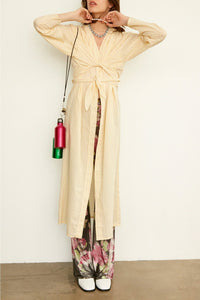 Robe longue Alix Lido - Miel