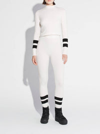 Pantalon sous-couche de ski en laine - Blanc
