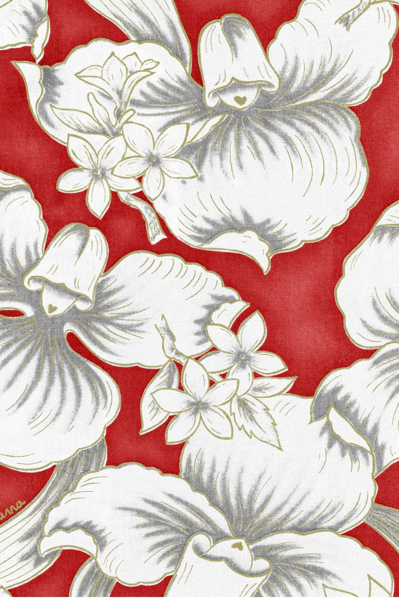 Jupe Tuba Honolulu - Rouge