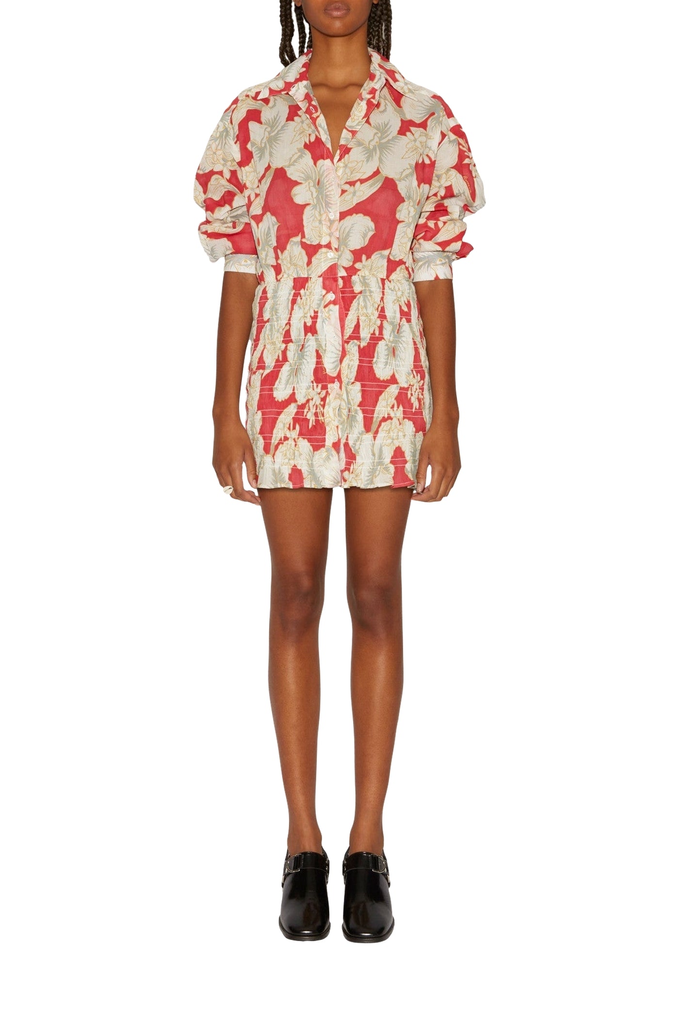 Robe courte Dario Honolulu - Rouge