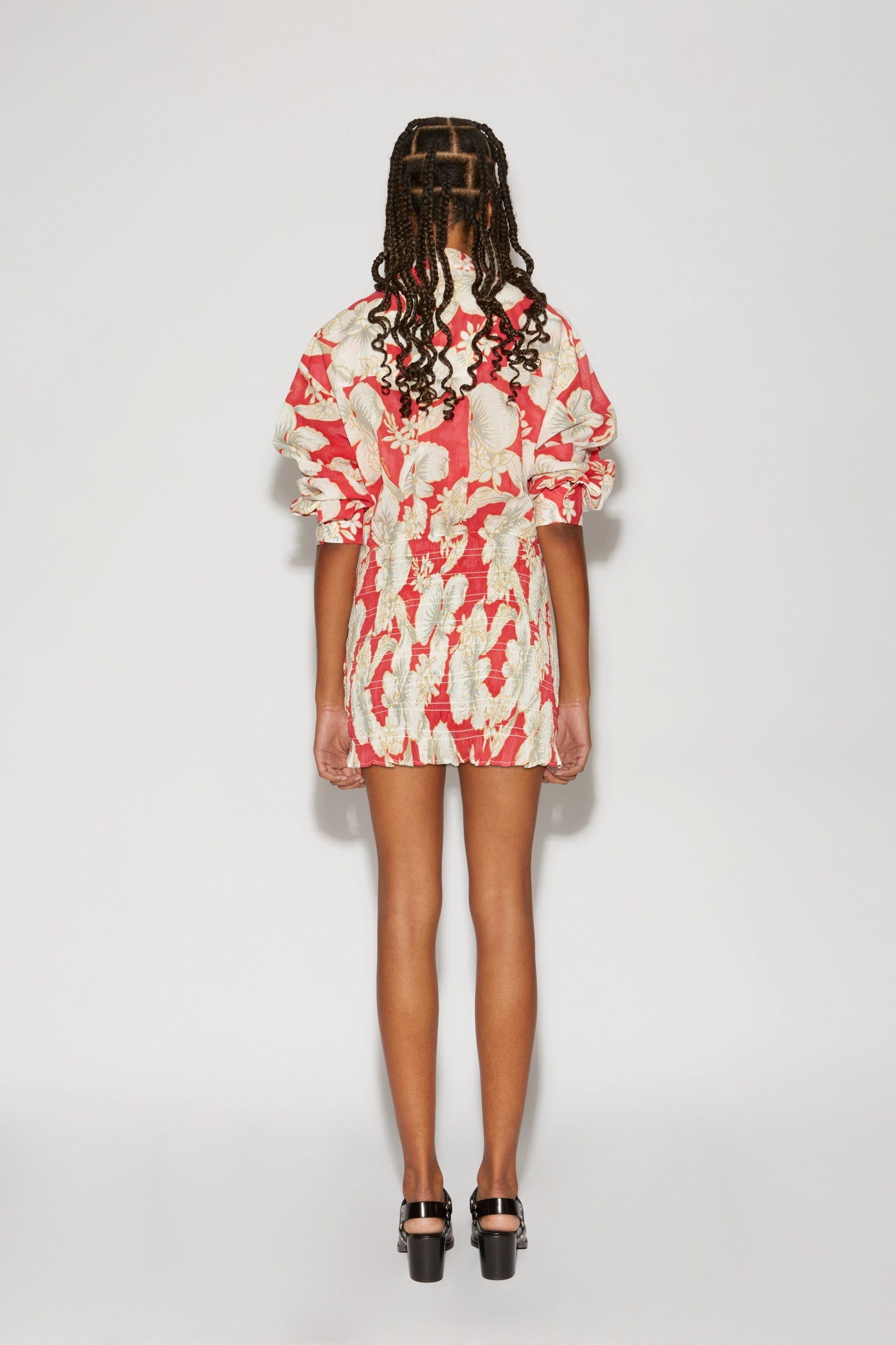 Robe courte Dario Honolulu - Rouge