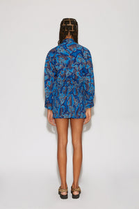 Robe courte Dario Honolulu - Bleu