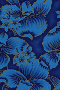 Robe courte Dario Honolulu - Bleu