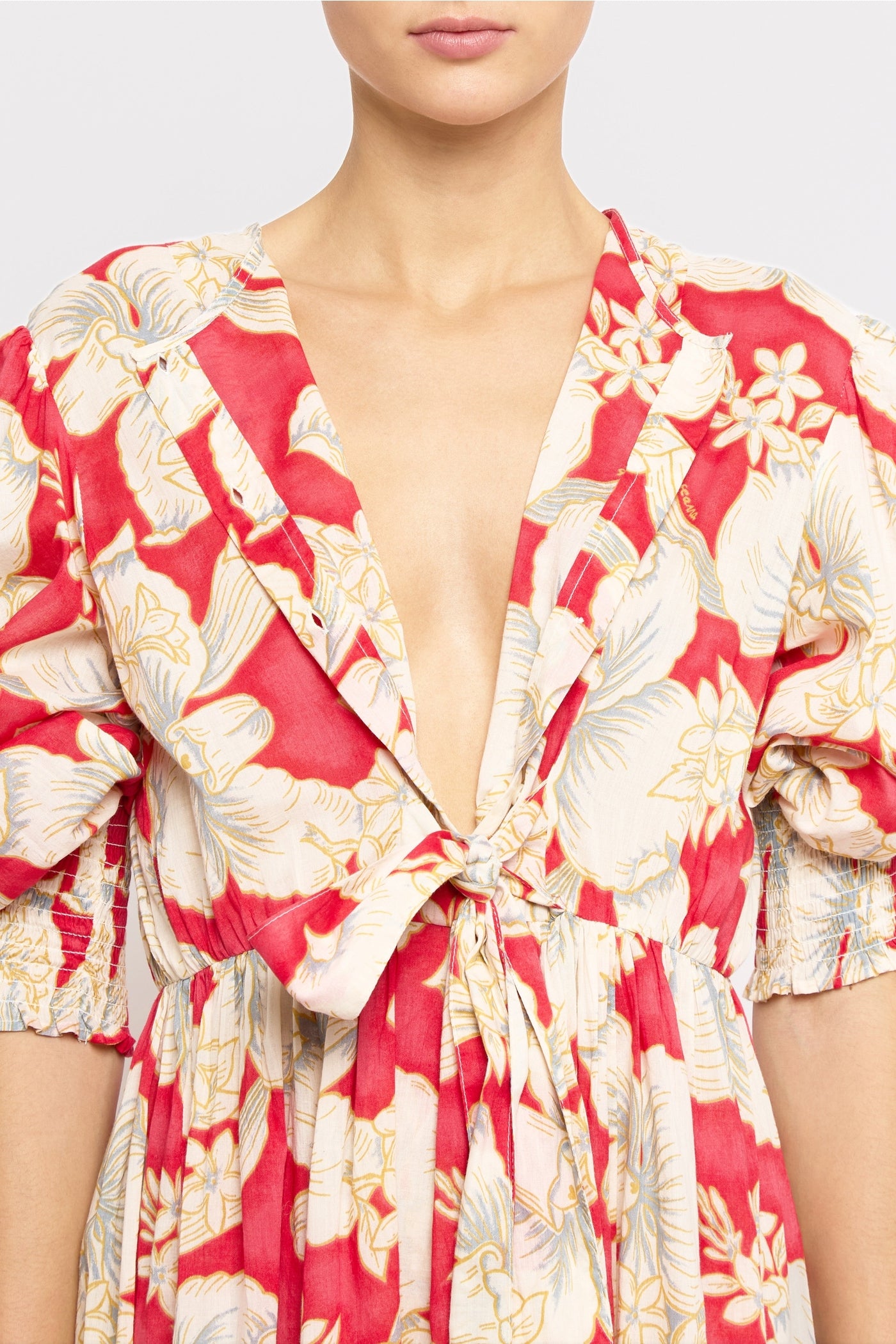 Robe longue Alabama Honolulu - Rouge