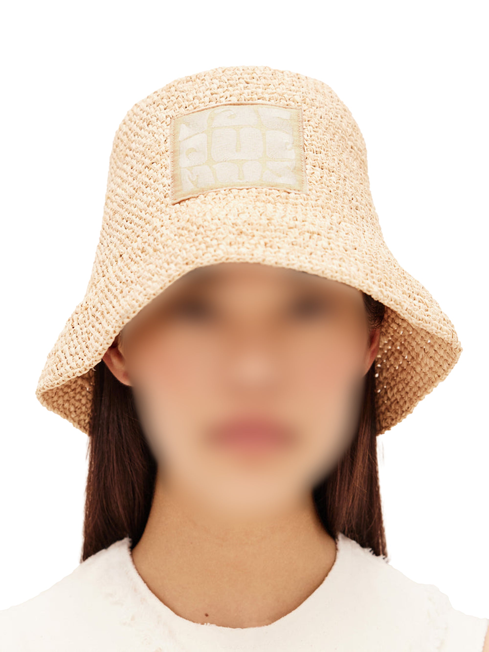 Bob Ficiu en raphia - Beige
