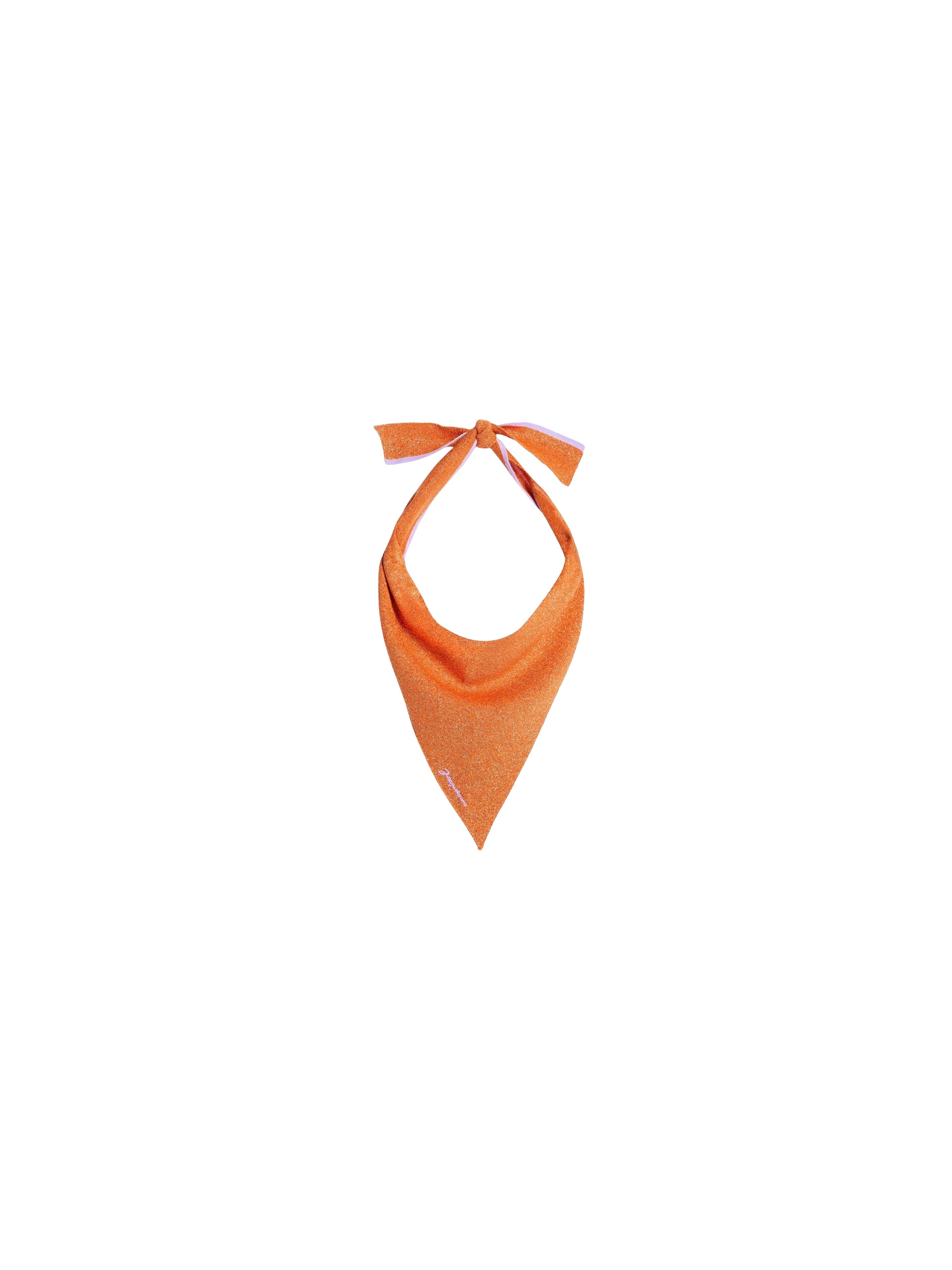 Foulard Brilho en maille  - Orange