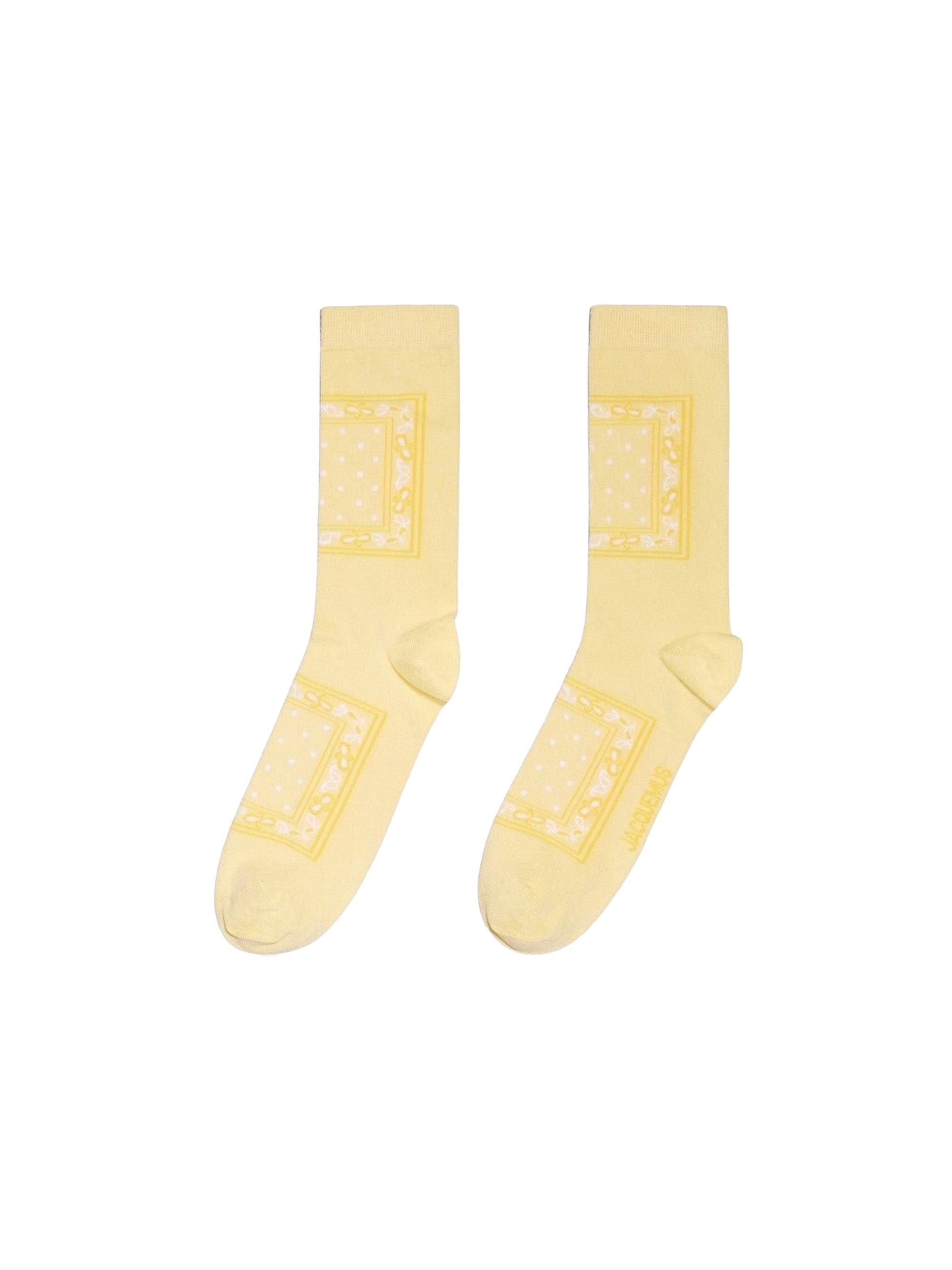 Chaussettes Bandana - Print Yellow Faded Paisle