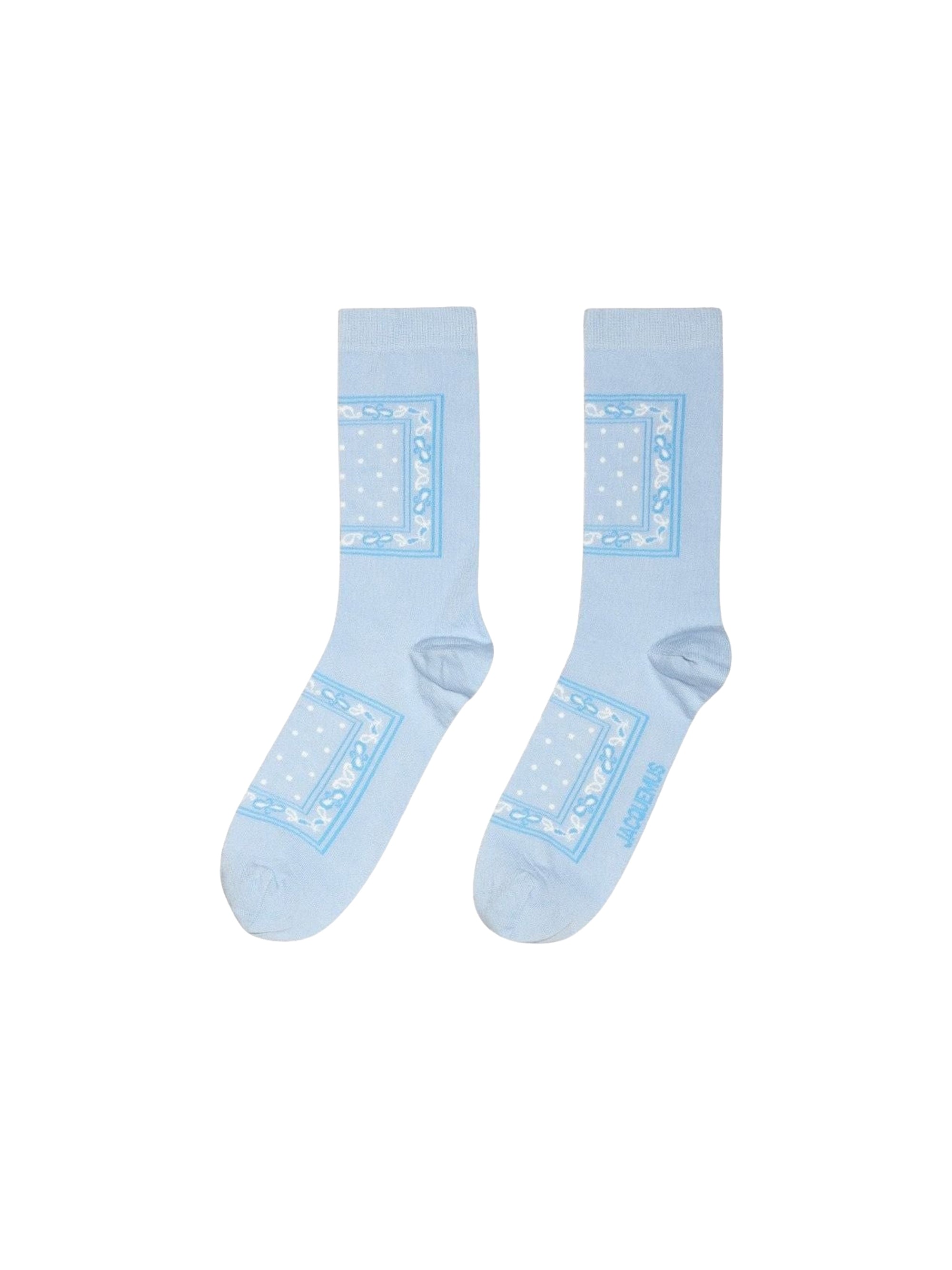 Chaussettes Bandana - Print Blue Faded Paisley