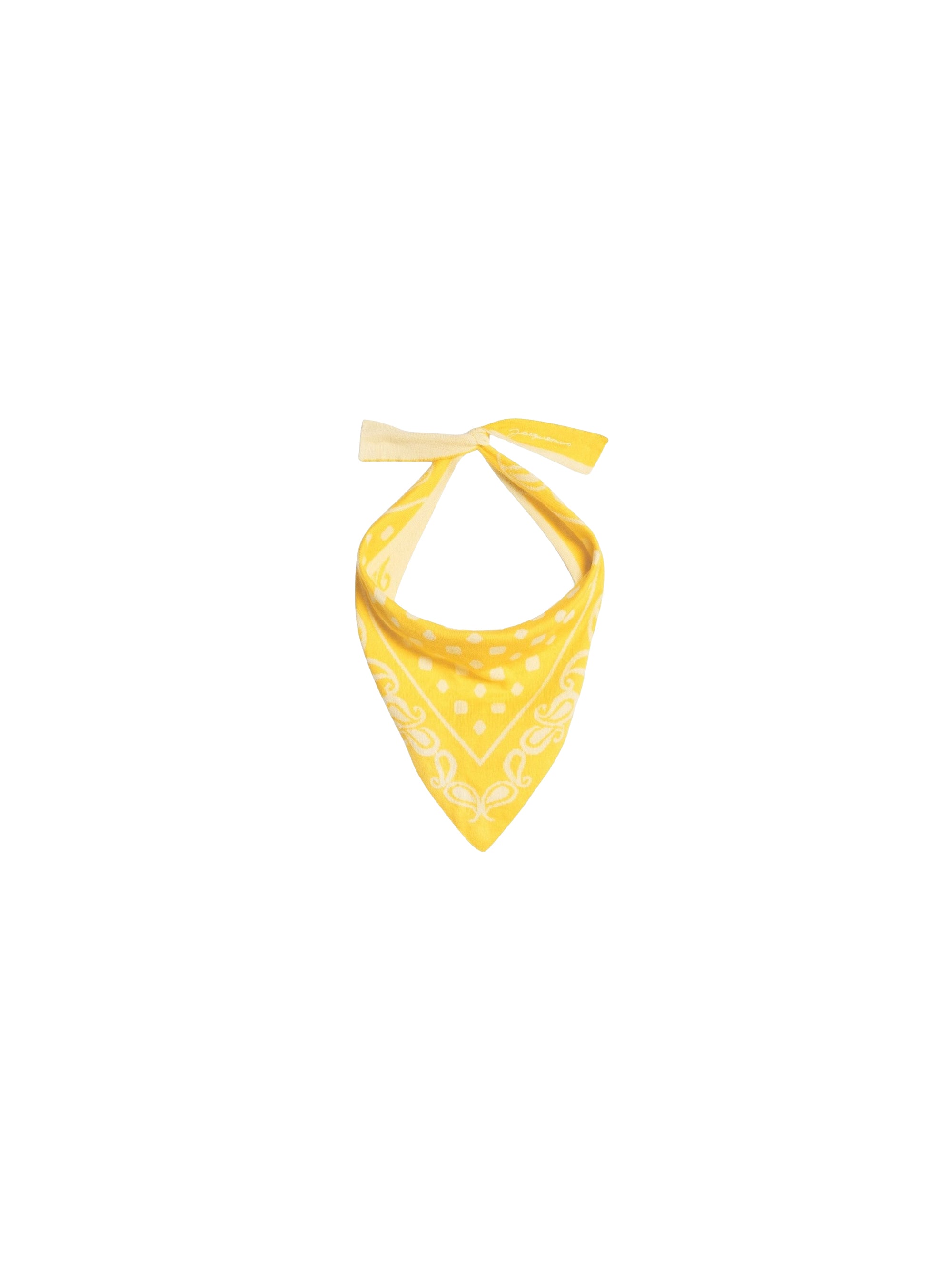 Foulard Amaro en maille - Print Yellow Faded Paisle