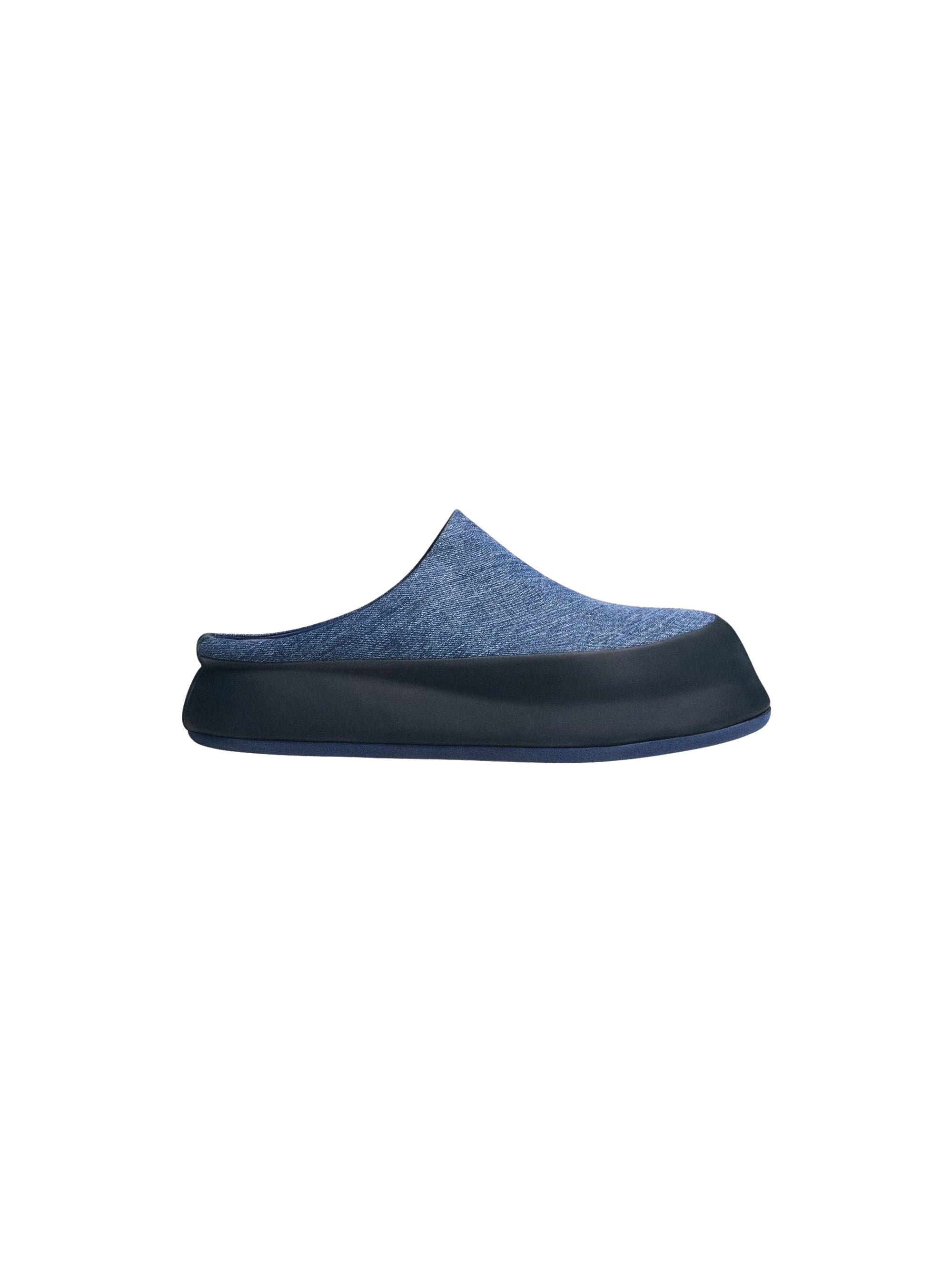 Mules Goia bi-matière - Blue